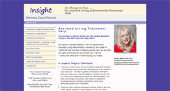 Desktop Screenshot of insightmemorycarechoices.com